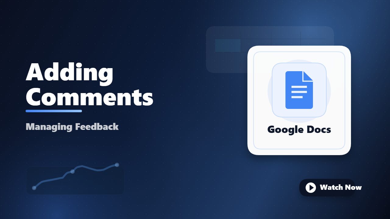 Adding and Managing Comments