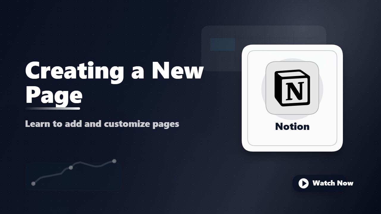 Creating a New Page in Notion