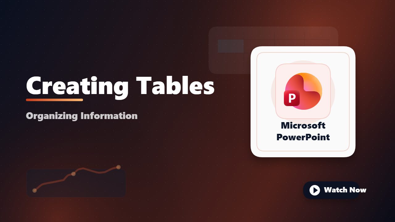 Creating and Formatting Tables in PowerPoint