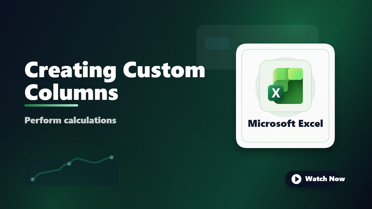 Creating Custom Columns in Power Query
