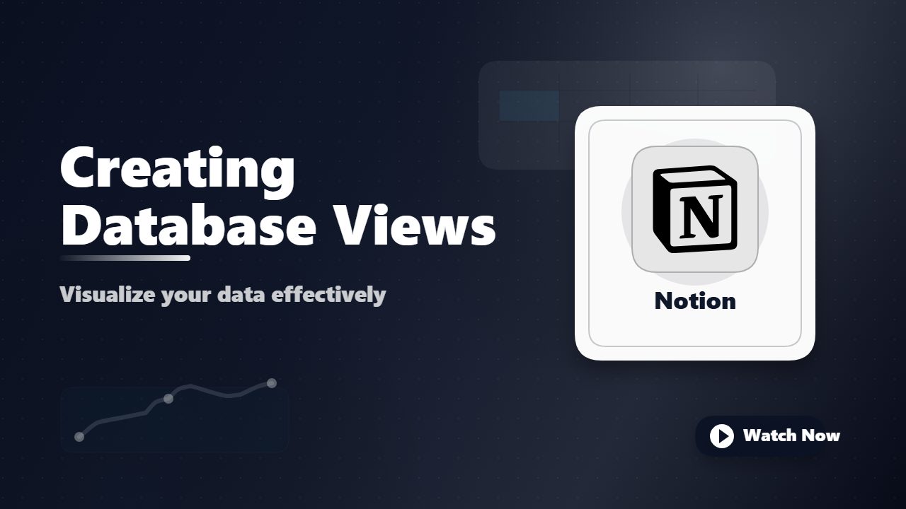 Creating Different Views for Databases