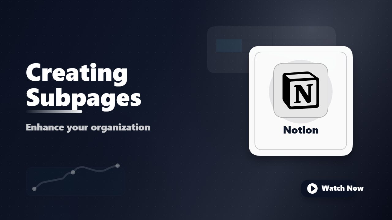 Creating Subpages in Notion