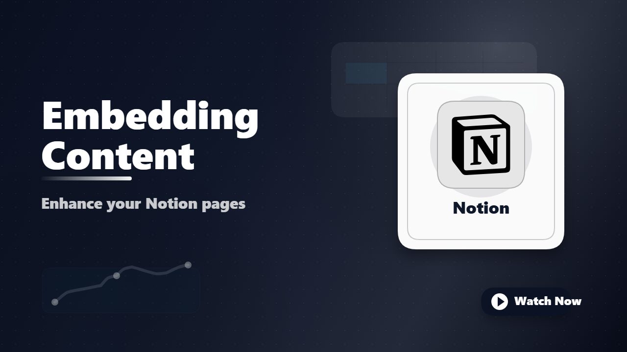 Embedding Content in Notion