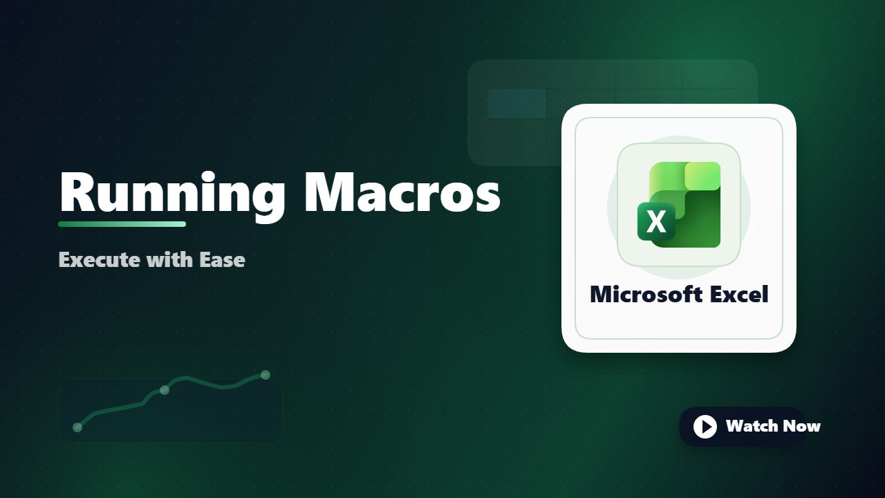 Executing Your Recorded Macro