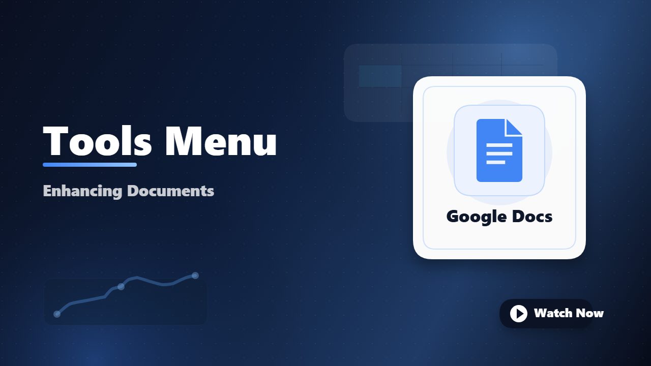 Exploring the Tools Menu