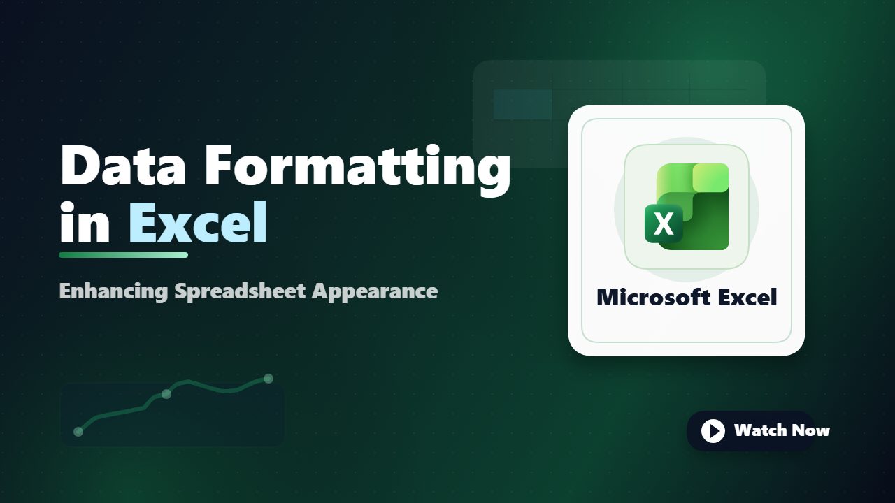 Formatting Data in Excel