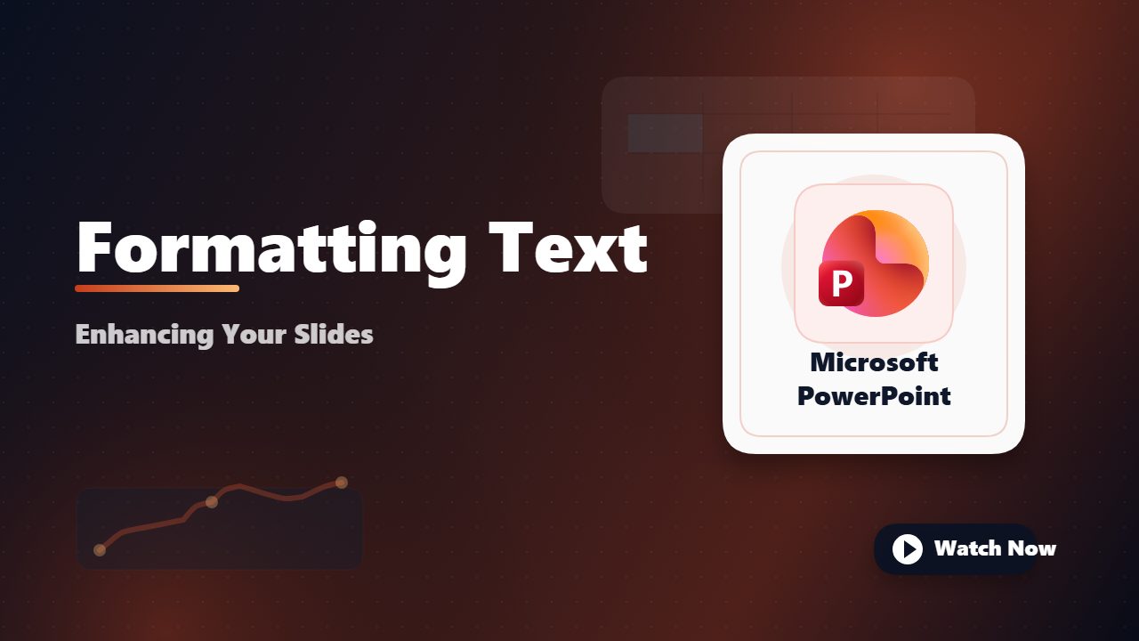 Formatting Text and Elements in Presentations