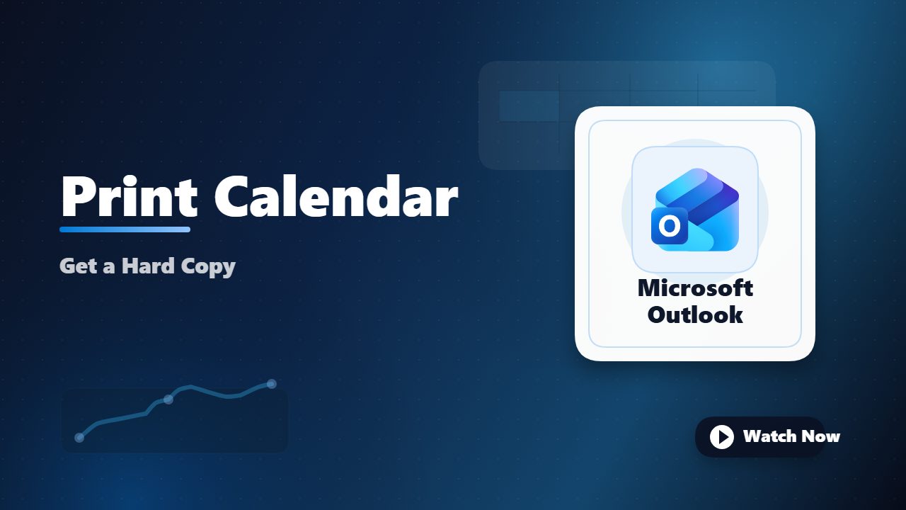 How to Print Your Calendar