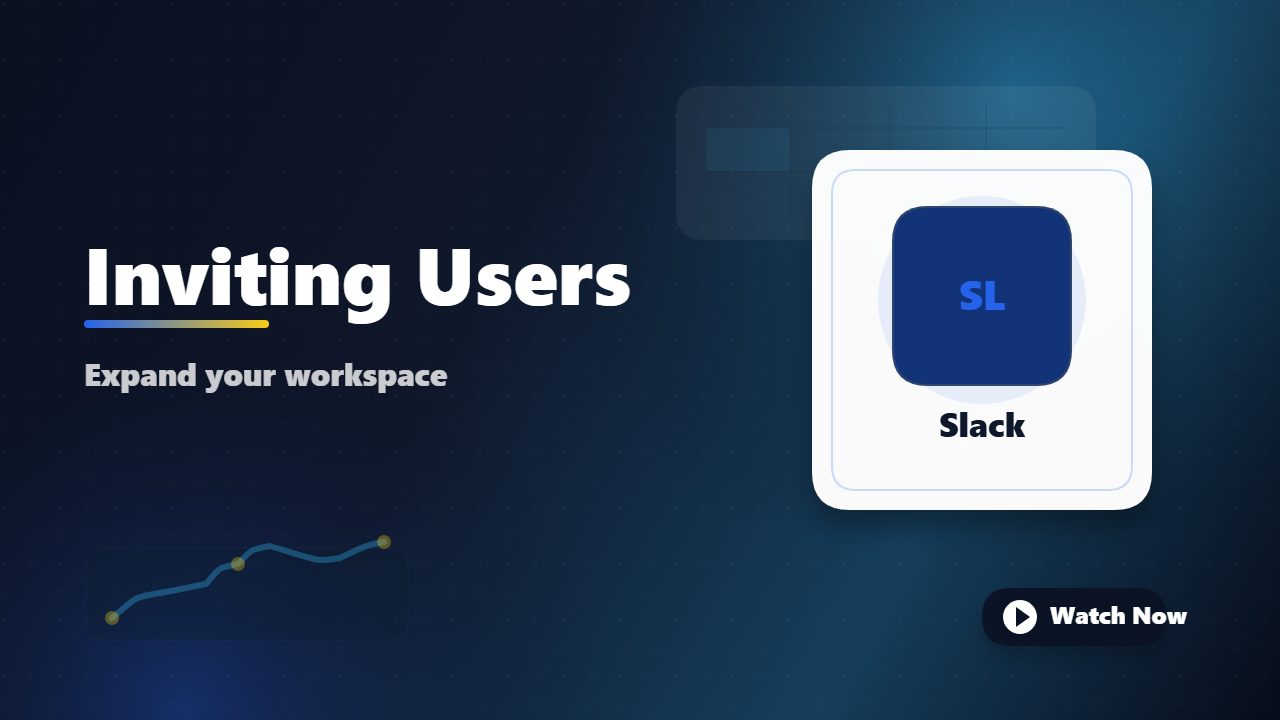 Inviting Users to Your Workspace