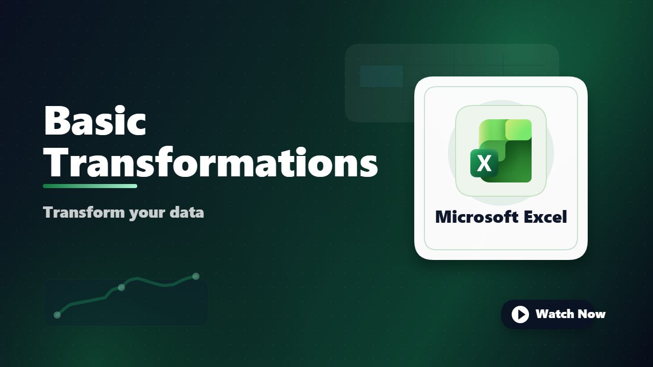 Performing Basic Transformations
