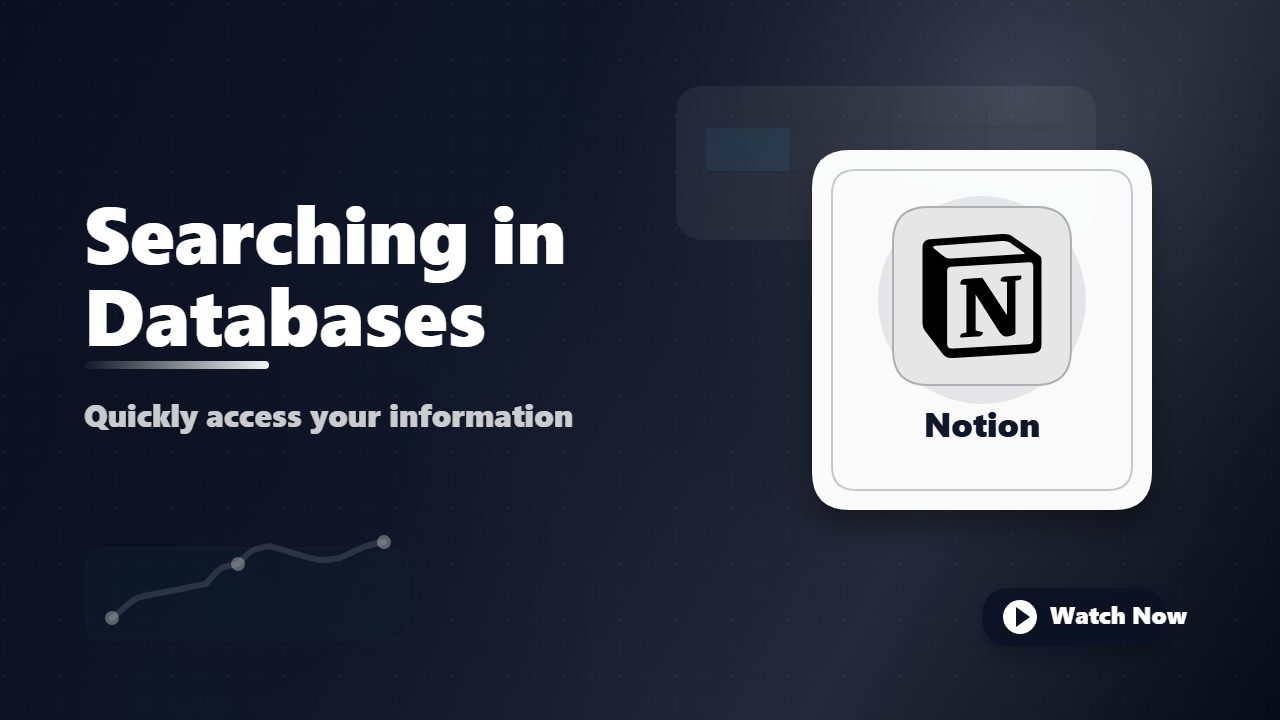 Searching in Notion Databases