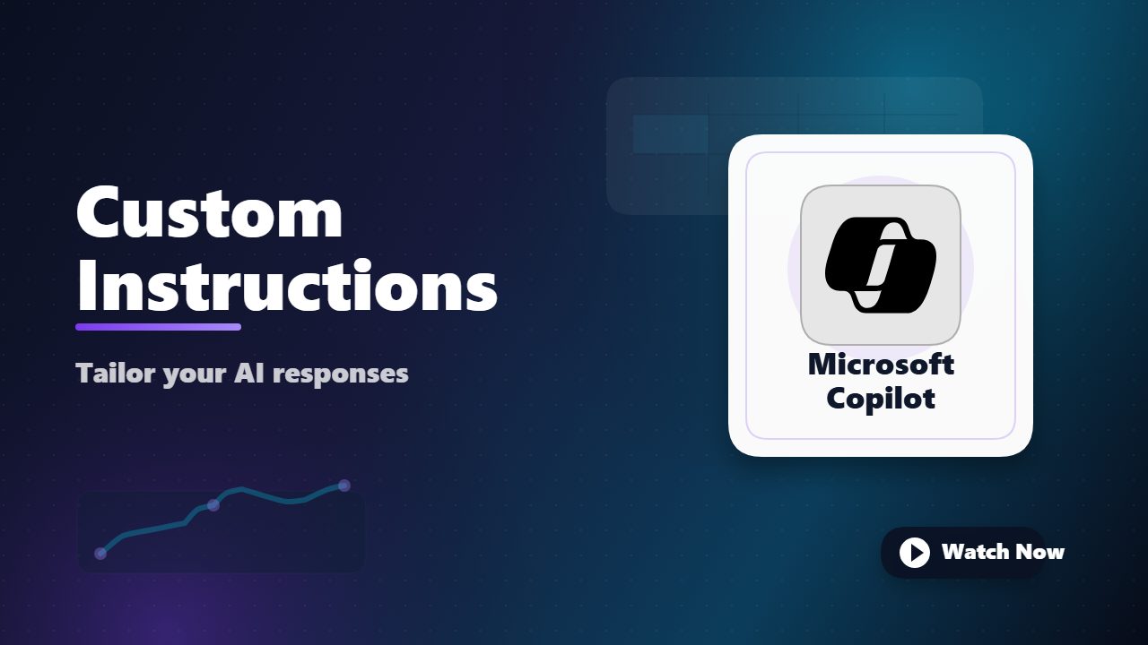 Setting Custom Instructions in Copilot