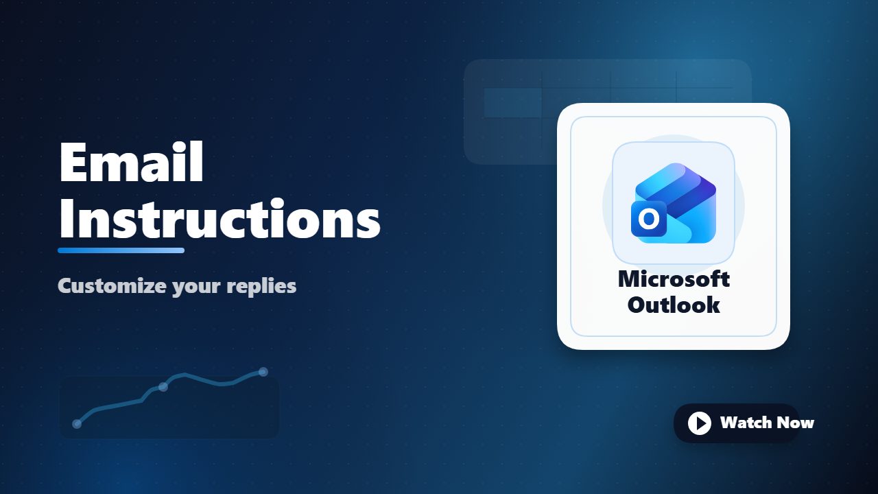 Setting Default Response Instructions in Outlook