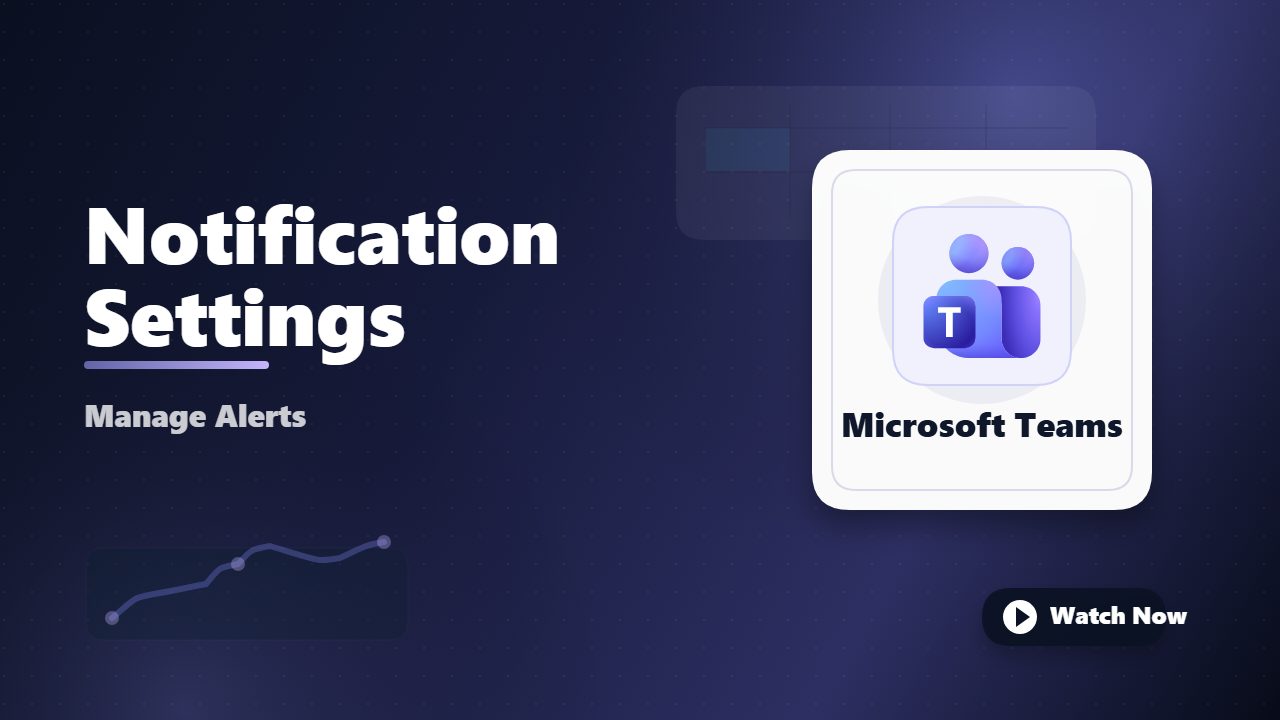 Setting Up Notifications in Teams