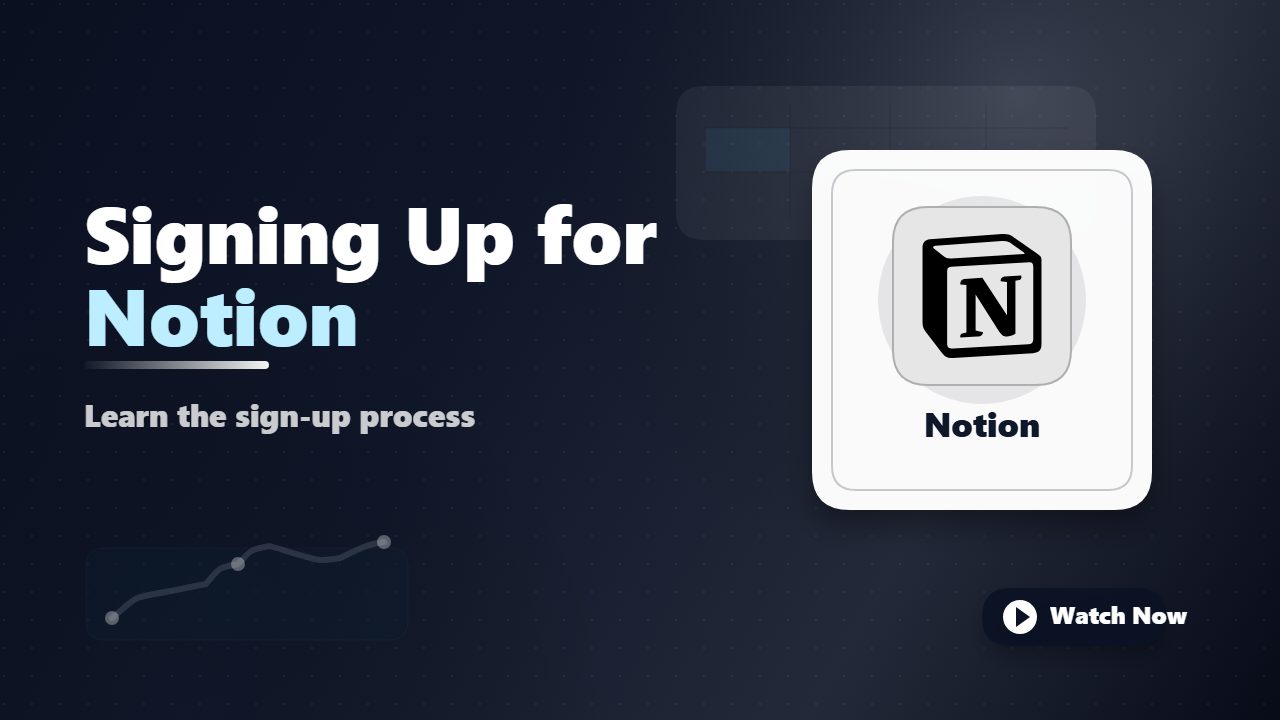 Signing Up for Notion