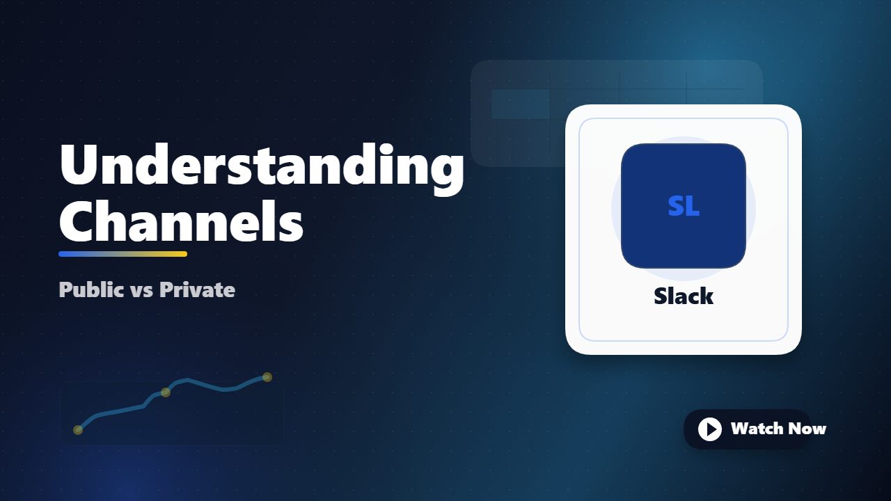 Understanding Channels in Slack