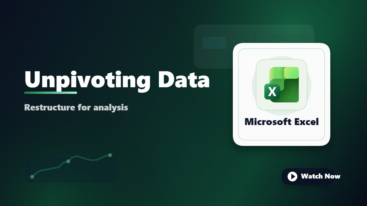 Unpivoting Data in Power Query