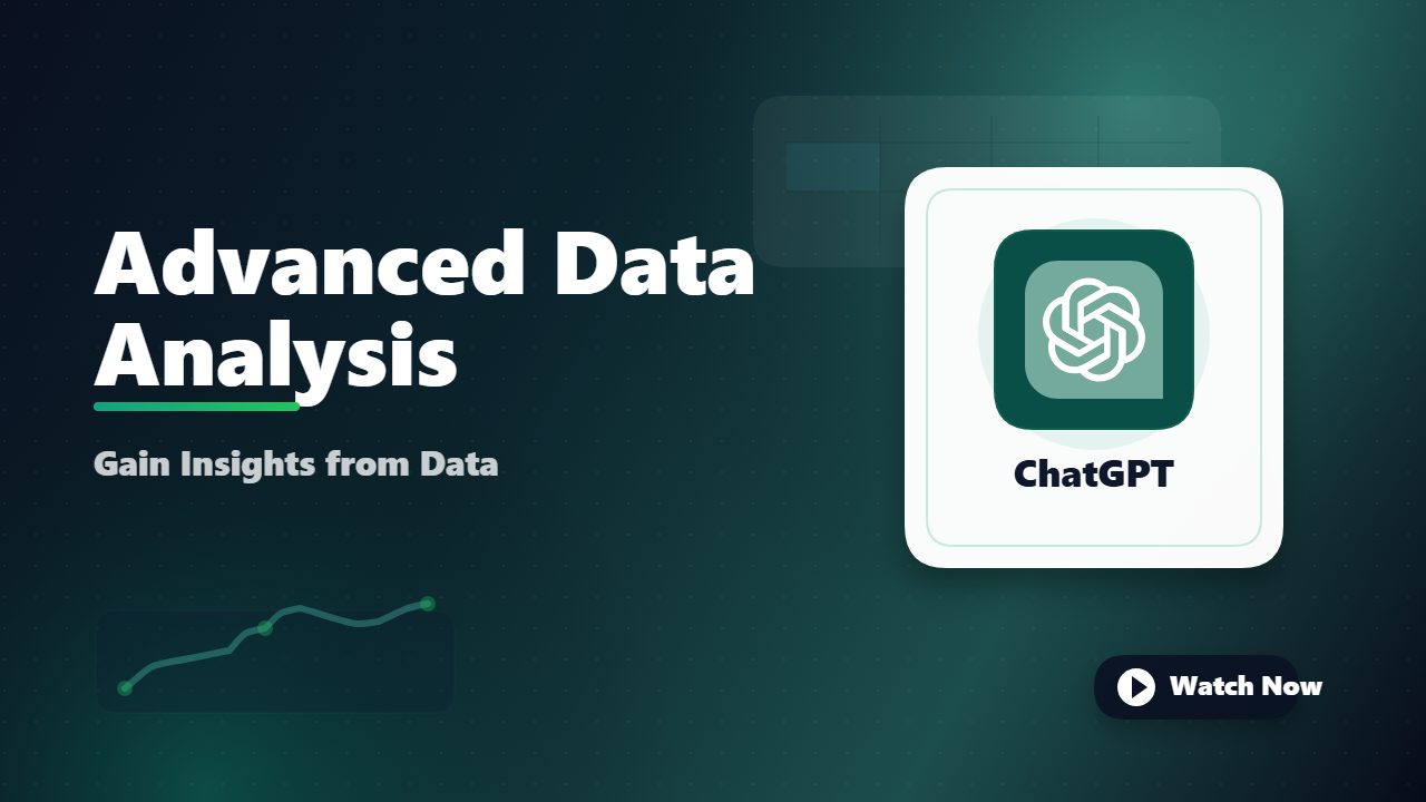 Utilizing Advanced Data Analysis