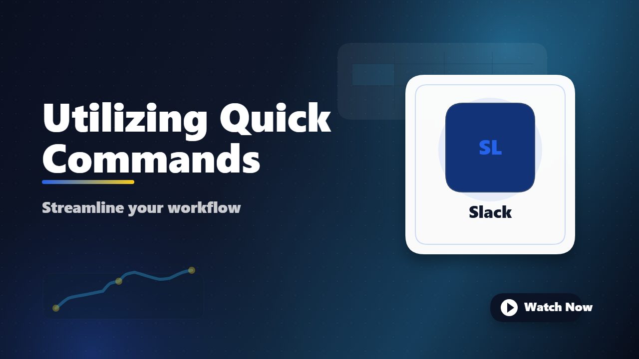 Utilizing Quick Commands